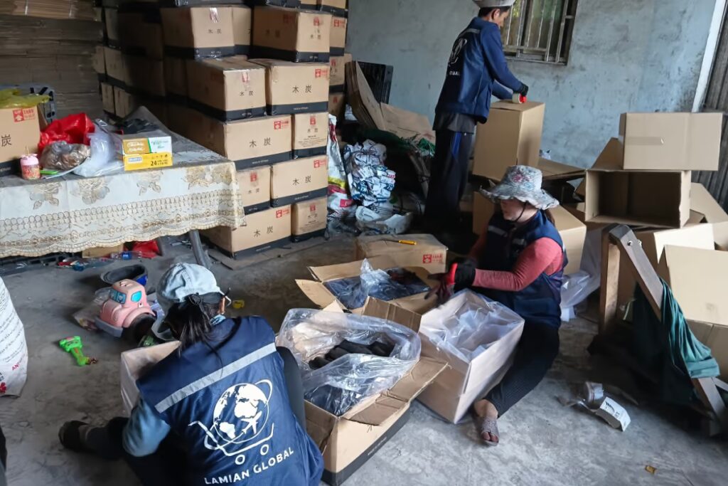 The charcoal is processed, cut to size, and packed into customized OEM boxes
