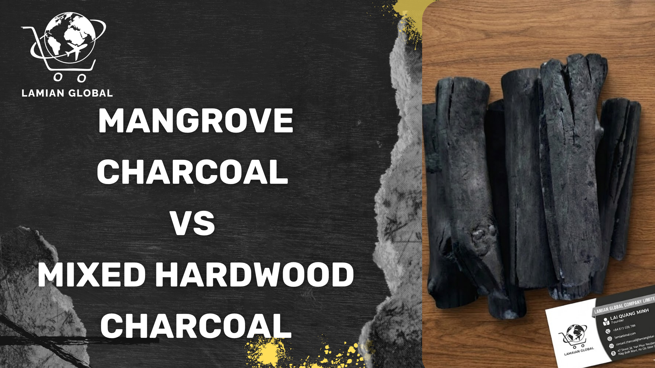 Compare Mangrove Charcoal vs Mixed Hardwood Charcoal