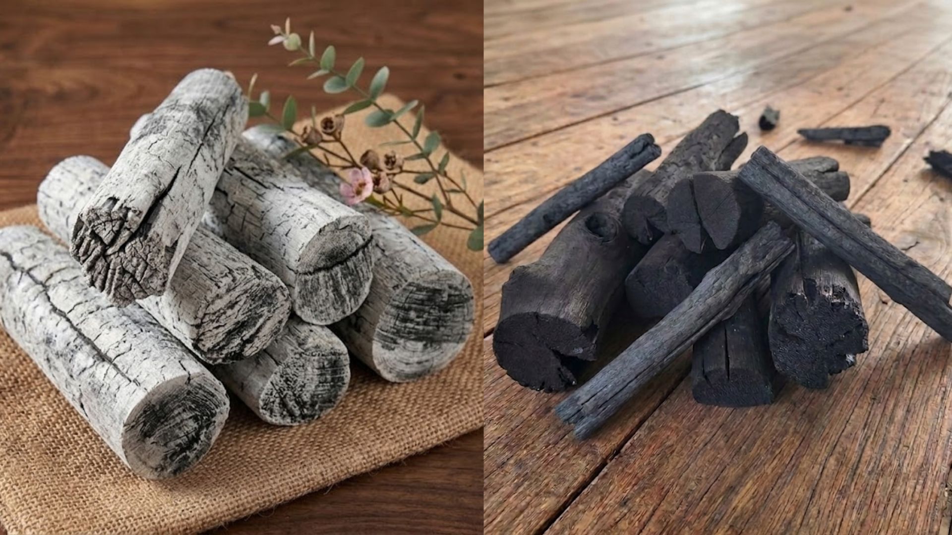 White Charcoal vs Black Charcoal: Why Is Binchotan Superior? 1 Premium Binchotan white charcoal vs Black Charcoal and high fixed carbon