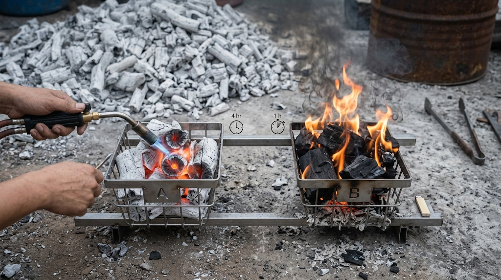 5 Tips to Spot Authentic Binchotan vs Low-Quality Counterfeits 4 Performance during lighting and burning reveals a great deal about quality