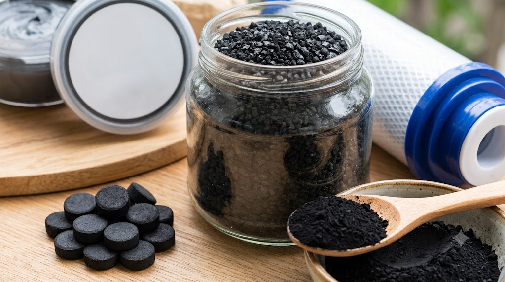 Black Charcoal vs Activated Charcoal: Key Differences & Uses 4 Activated charcoal for water filtration and air purification applications